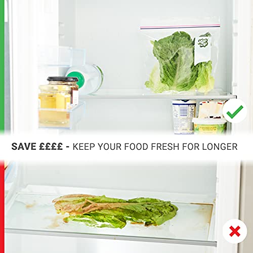 XupZip® Medium Zip Lock Freezer Bags, 2.27L