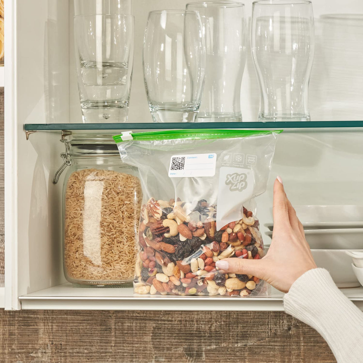 XupZip® Freezer Storage Labels