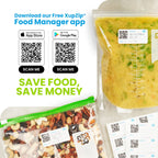 XupZip® Freezer Storage Labels